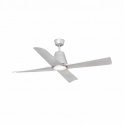 Ανεμιστήρας Με Ατσάλινο DC Μοτέρ Σε Γκρι Και ABS Γκρι Λεπίδες Με LED Φως 19W IP44 TYPHOON FARO