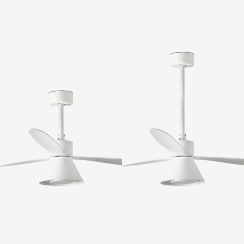 Ανεμιστήρας Με Ατσάλινο Μοτέρ Και Λεπίδες Από ABS Με LED CCT Φως 20W - Λευκός SMART AMELIA FARO