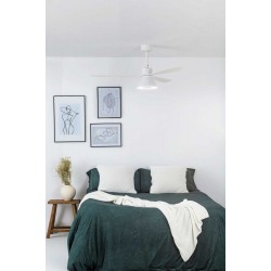 Ανεμιστήρας Με Ατσάλινο Μοτέρ Και Λεπίδες Από ABS Με LED CCT Φως 20W - Λευκός SMART AMELIA FARO