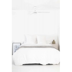 Ανεμιστήρας Οροφής Μεταλλικός Λευκό Με Τρεις Λεπίδες Ø1300mm Με Φως LED 18W - PUNT M - FARO