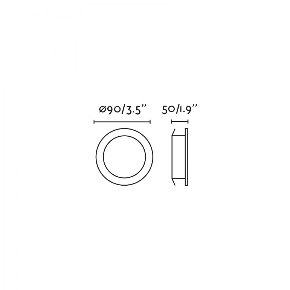 LED Χωνευτό Σποτ Στρογγυλό Λευκό 6W Koi - FARO