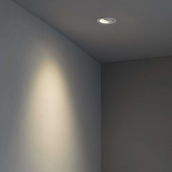 Χωνευτό Σποτ Ρυθμιζόμενο Στρογγυλό Λευκό 1xGU10 ARGÓN R - FARO