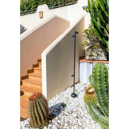 LED Φωτιστικό Εξωτερικού Χώρου Στήλος Μαύρος 180cm 21W IP65 BROT - FARO