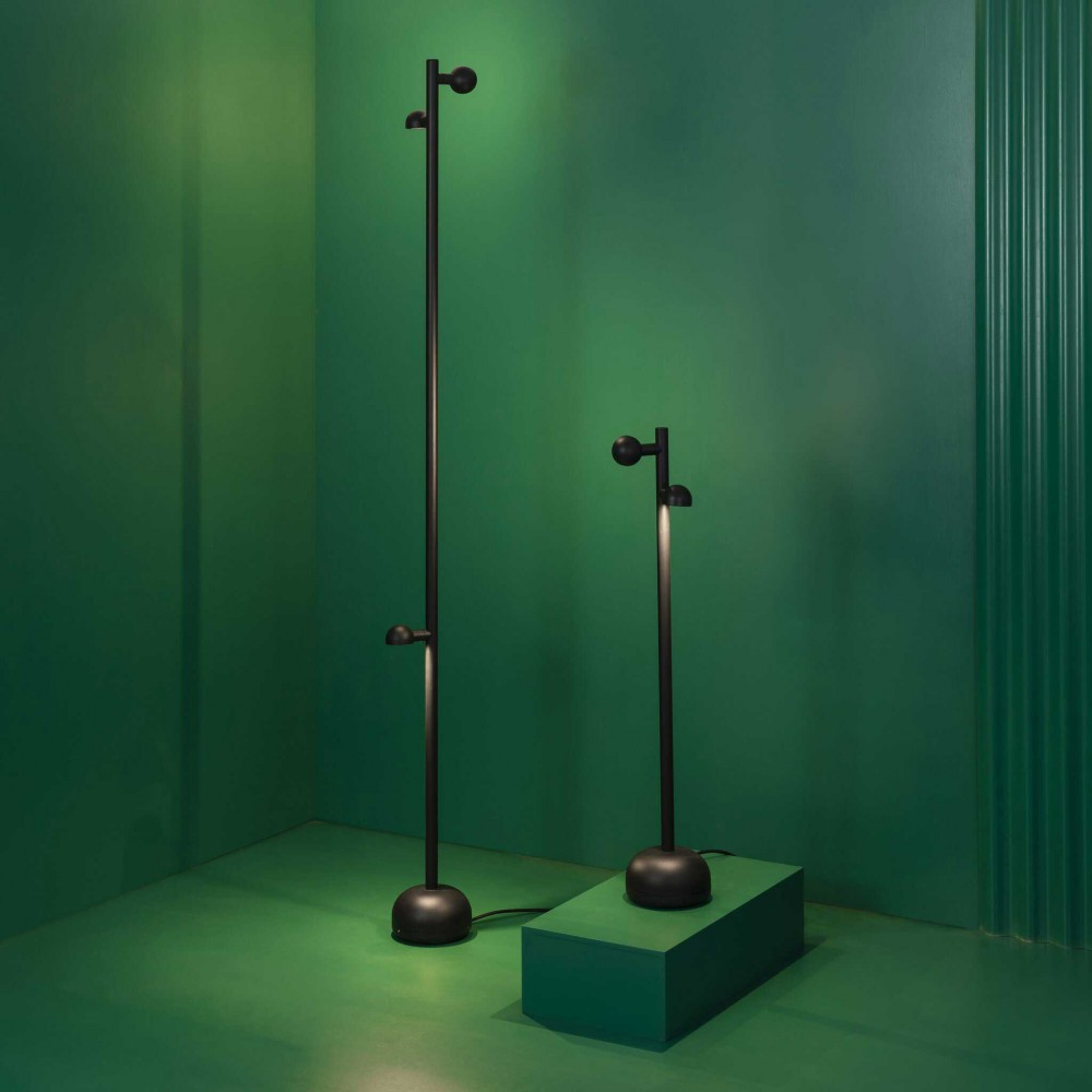 LED Φωτιστικό Εξωτερικού Χώρου Στήλος Μαύρος Portable Με Καλώδιο 1,8m 90cm 10W IP65 BROT - FARO