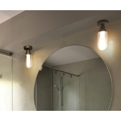 BRUME LED Φωτιστικό Οροφής Μεταλλικό Ανθρακί 3W IP44 - FARO