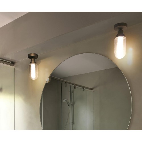 BRUME LED Φωτιστικό Οροφής Μεταλλικό Ανθρακί 3W IP44 - FARO