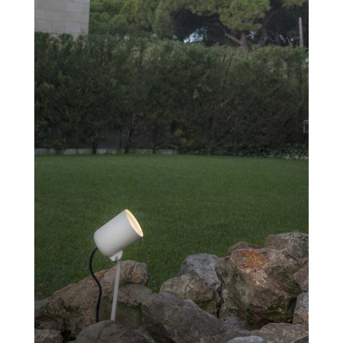 Φωτιστικό Εξωτερικού Χώρου Επίτοιχο / Δαπέδου Με Καρφί  Σε Μπεζ Χρώμα IP65 1x GU10 FLOW - FARO