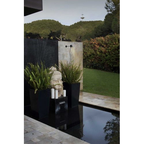 Φωτιστικό Εξωτερικού Χώρου Επίτοιχο / Δαπέδου Με Καρφί  Σε Μαύρο Χρώμα IP65 1x GU10 FLOW - FARO