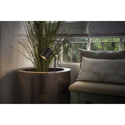 Φωτιστικό Εξωτερικού Χώρου Επίτοιχο / Δαπέδου Με Καρφί  Σε Μαύρο Χρώμα IP65 1x GU10 FLOW - FARO