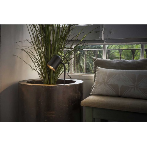 Φωτιστικό Εξωτερικού Χώρου Επίτοιχο / Δαπέδου Με Καρφί  Σε Μαύρο Χρώμα IP65 1x GU10 FLOW - FARO