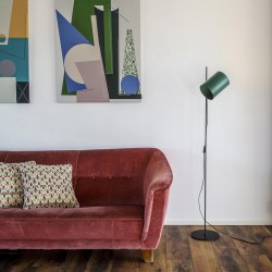 Φωτιστικό Δαπέδου Μεταλλικό Σε Πράσινο Χρώμα 1xE27 GUADALUPE FARO