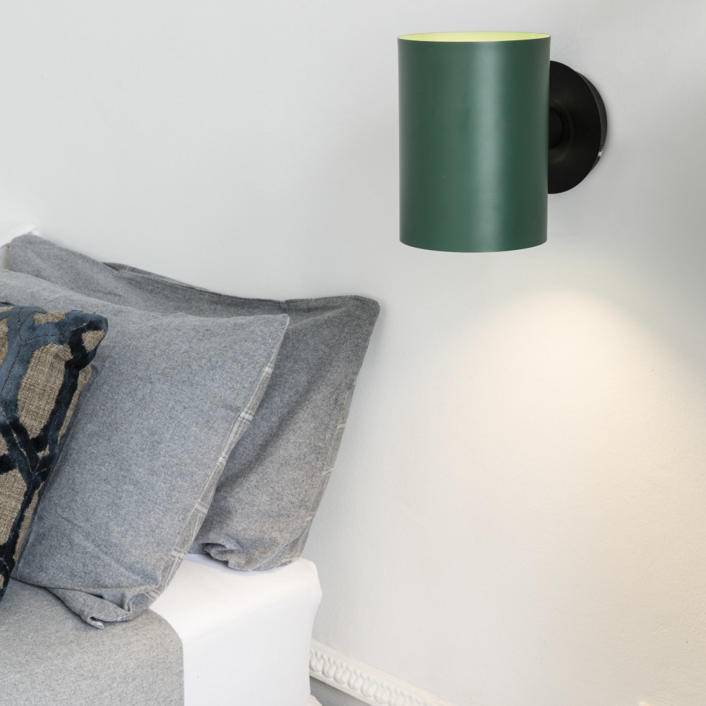 Επιτοίχιο Φωτιστικό Μεταλλικό Σε Πράσινο Χρώμα 1xE27 GUADALUPE FARO