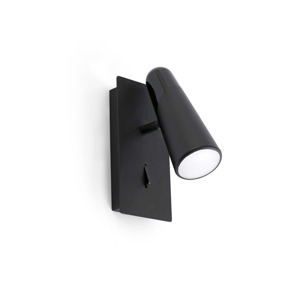 LED Επιτοιχό Φωτιστικό Μονόφωτο Σε Μαύρο Χρώμα 4.5W LAO - FARO