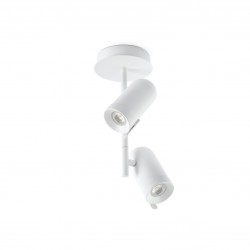 ORLEANS Σποτ Δίφωτο Σε Λευκό Χρώμα 2xGU10 - FARO