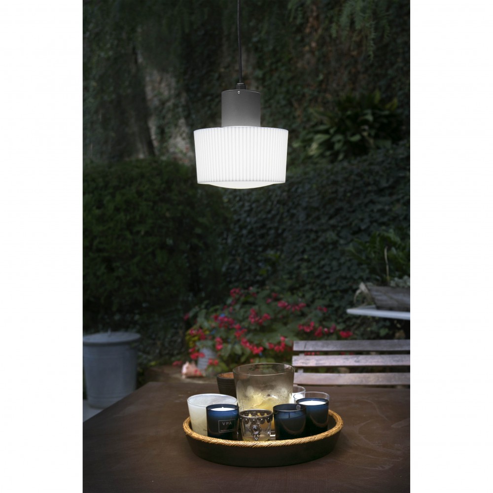 Κρεμαστό Φωτιστικό Με Γυαλί MUFFIN - IP44 14cm FARO