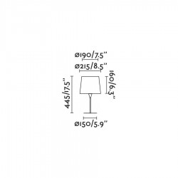 Πορτατίφ Μαύρο ή Λευκό Με Κίτρινο Υφασμάτινο Καπέλο 1xE27 SAMBA FARO