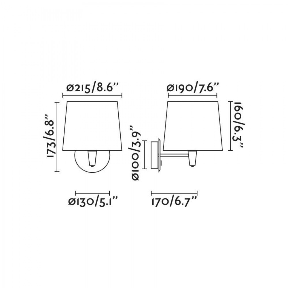 Απλίκα Λευκή Με Πράσινο Υφασμάτινο Καπέλο 1xE27 SAMBA FARO
