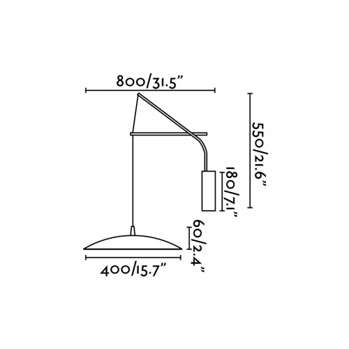 LED Επιτοίχιο Φωτιστικό Μεταλλικό Επεκτάσιμο Λευκό 20W SLIM - FARO