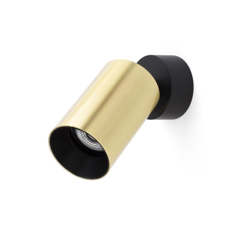 Φωτιστικό Σποτ Σατινέ Χρυσό 1x GU10 STAN - FARO