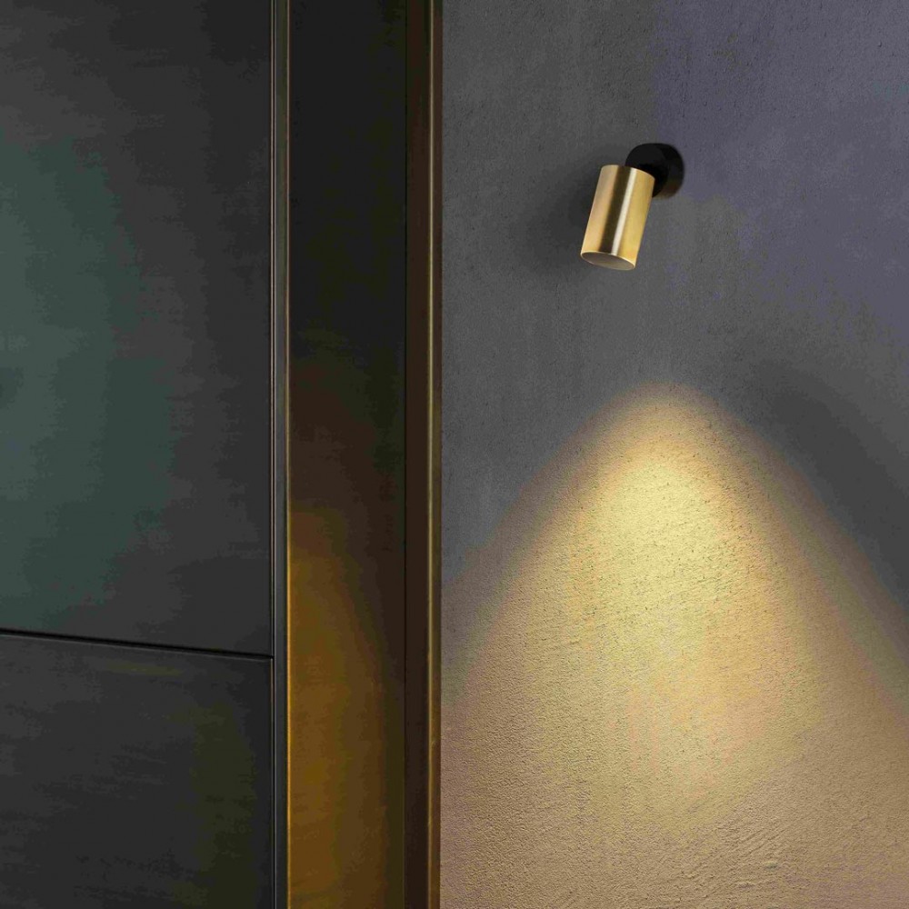 Φωτιστικό Σποτ Σατινέ Χρυσό 1x GU10 STAN - FARO