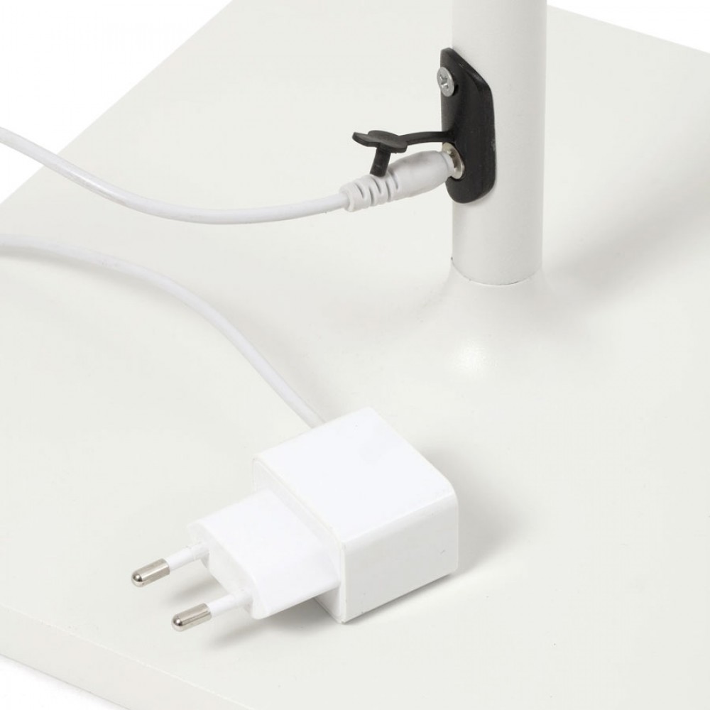 LED Φωτιστικό Δαπέδου Εξωτερικού Χώρου Λευκό Portable 150cm 5W IP54 TOC FARO