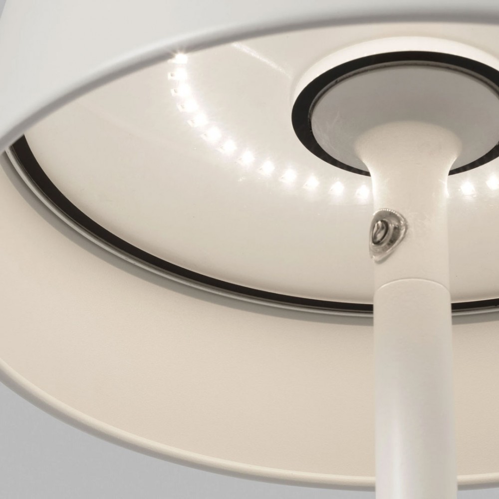 LED Φωτιστικό Δαπέδου Εξωτερικού Χώρου Λευκό Portable 150cm 5W IP54 TOC FARO