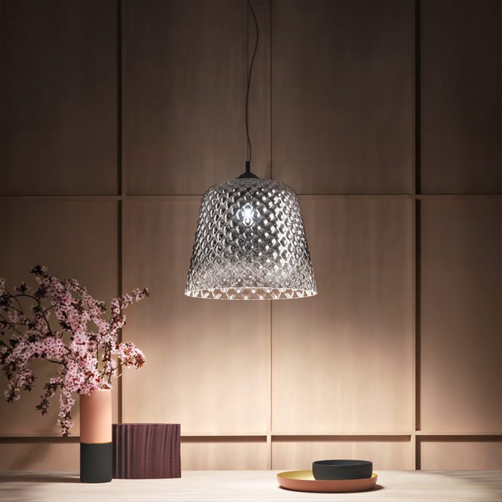 Κρεμαστό Φωτιστικό Πολύφωτο Από Γυαλί Σε Διάφορες Αποχρώσεις - Σε Τρίφωτη Ροζέτα 3xE27 ALICE  - GEA LUCE