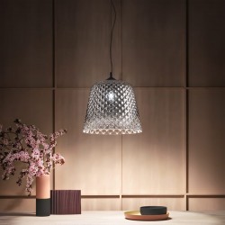 Κρεμαστό Φωτιστικό Μονόφωτο Από Γυαλί Σε Διάφορες Αποχρώσεις D25cm 1xE27 ALICE - GEA LUCE