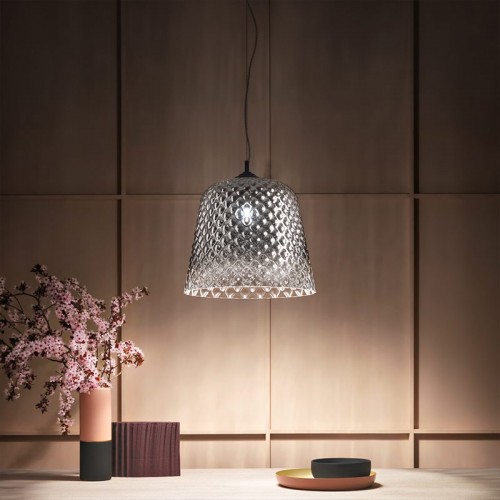 Κρεμαστό Φωτιστικό Πολύφωτο Από Γυαλί Σε Διάφορες Αποχρώσεις - Σε Εξάφωτη Ροζέτα 6xE27 ALICE  - GEA LUCE