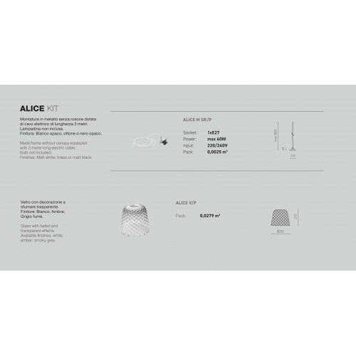 Κρεμαστό Φωτιστικό Πολύφωτο Από Γυαλί Σε Διάφορες Αποχρώσεις - Σε Εξάφωτη Ροζέτα 6xE27 ALICE  - GEA LUCE