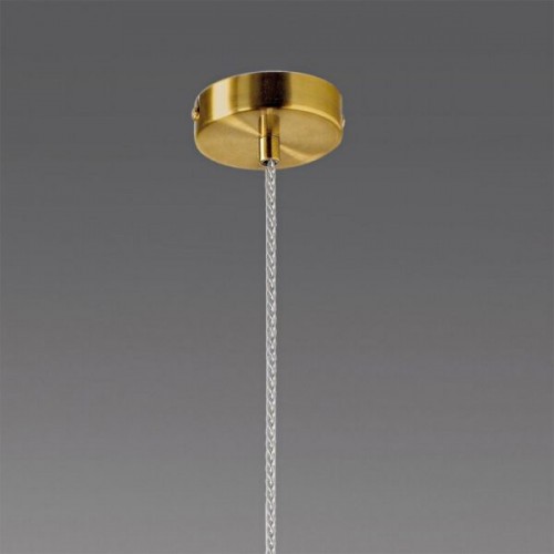 Κρεμαστό Φωτιστικό Μονόφωτο από Γυαλί Και Μέταλλο - Μελί D24cm 1xE27 CLEOFE S10 - GEA LUCE