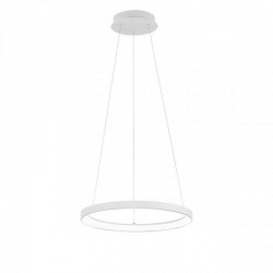 LED Κρεμαστό Φωτιστικό Αλουμινίου Κυκλικό Λευκό 60W CRISEIDE - GEA LUCE