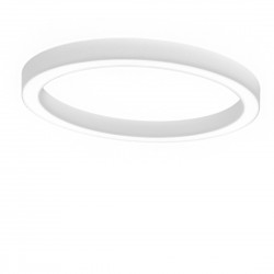 LED Πλαφονιέρα Αλουμινίου Στρογγυλή Λευκή 100cm 80W FLOR - GEA LUCE