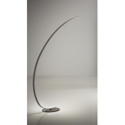 LED Φωτιστικό Δαπέδου Αλουμινίο Σε Τιτάνιο 30W Dimmable IOLE - GEA LUCE