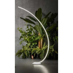 LED Φωτιστικό Δαπέδου Αλουμινίο Σε Λευκό 30W Dimmable IOLE - GEA LUCE