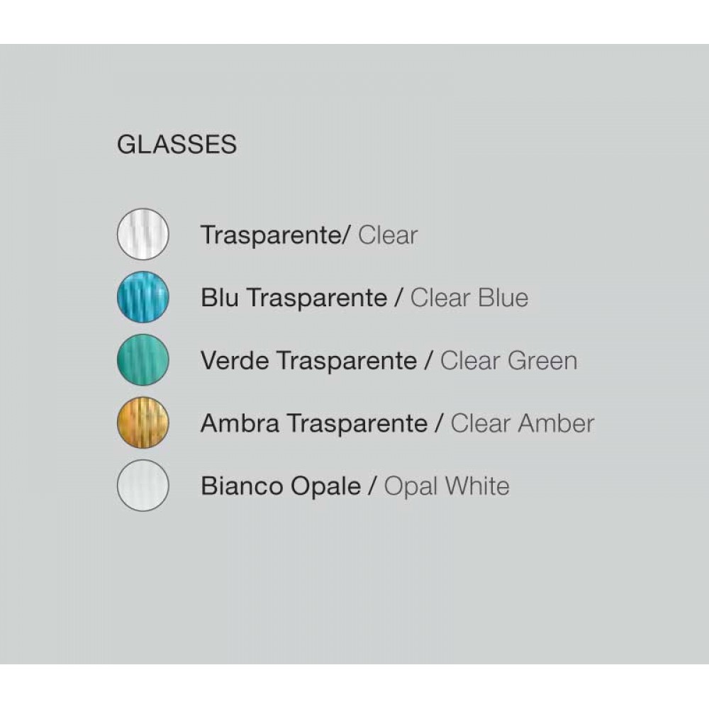 Κρεμαστό Φωτιστικό Πολύφωτο Από Γυαλί Σε Διάφορες Αποχρώσεις - Σε Τρίφωτη Ροζέτα 3xE27 NUMA - GEA LUCE