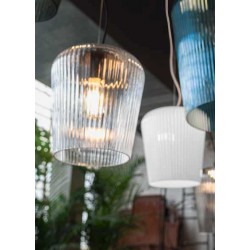 Κρεμαστό Φωτιστικό Πολύφωτο Από Γυαλί Σε Διάφορες Αποχρώσεις - Σε Τρίφωτη Ροζέτα 3xE27 NUMA - GEA LUCE