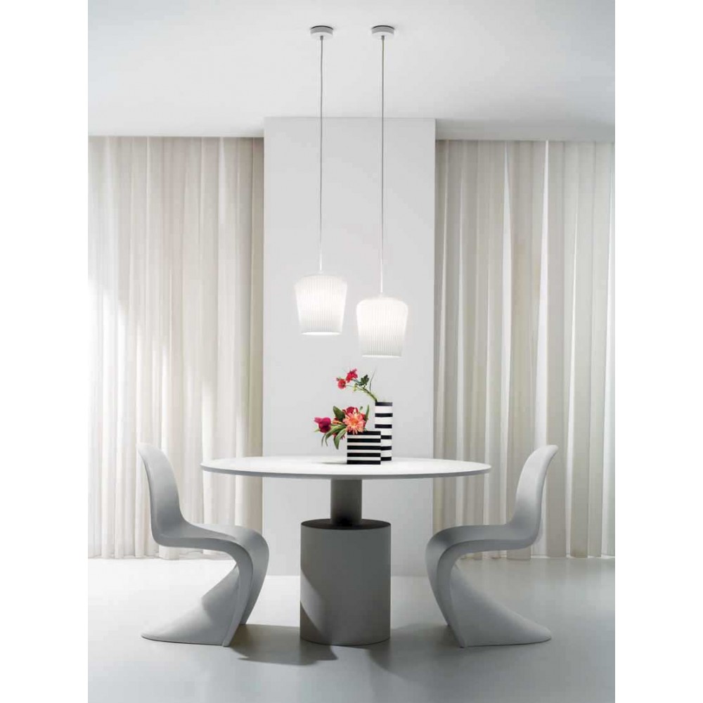 Κρεμαστό Φωτιστικό Μονόφωτο Από Γυαλί Σε Διάφορες Αποχρώσεις D23cm 1xE27 NUMA - GEA LUCE