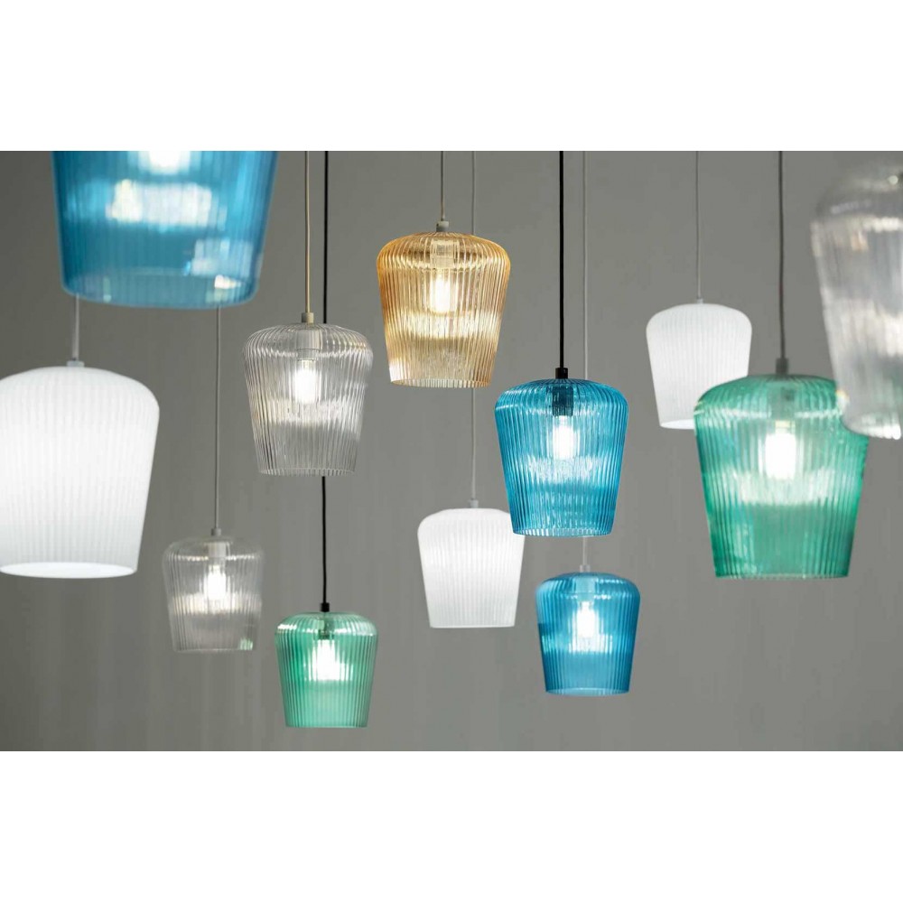 Κρεμαστό Φωτιστικό Πολύφωτο Από Γυαλί Σε Διάφορες Αποχρώσεις - Σε Τρίφωτη Ροζέτα 3xE27 NUMA - GEA LUCE