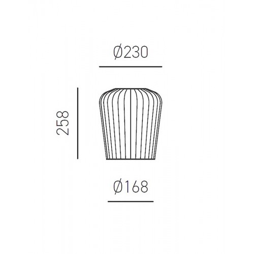 Κρεμαστό Φωτιστικό Πολύφωτο Από Γυαλί Σε Διάφορες Αποχρώσεις - Σε Εξάφωτη Ροζέτα 6xE27 NUMA - GEA LUCE