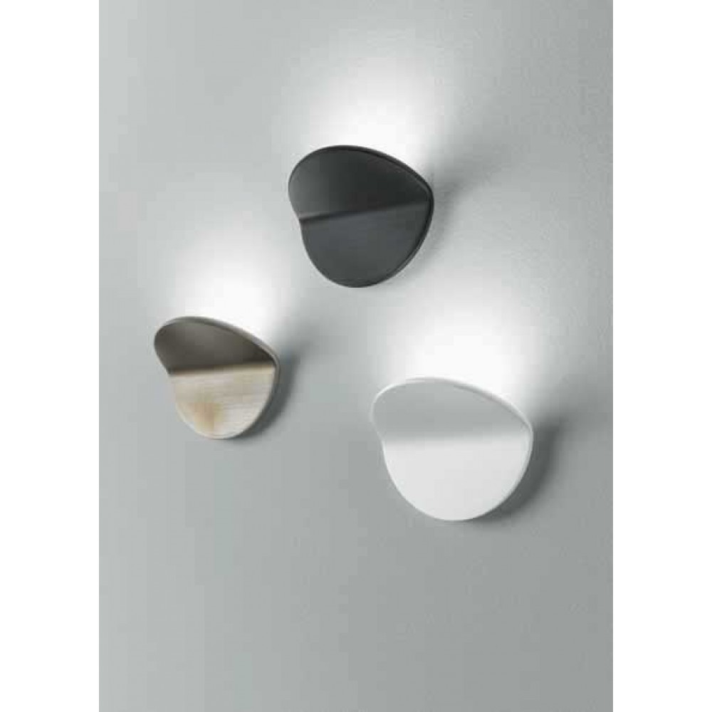 LED Φωτιστικό Τοίχου Αλουμινίου Αντικέ Γκρι 20W PLUG - GEA LUCE