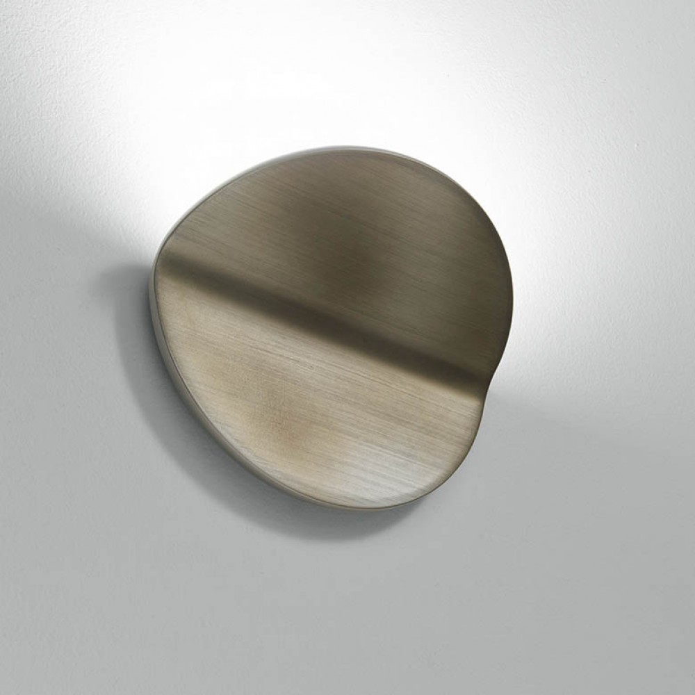 LED Φωτιστικό Τοίχου Αλουμινίου Αντικέ Γκρι 20W PLUG - GEA LUCE