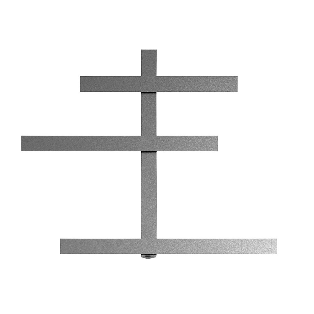 LED Φωτιστικό Τοίχου Αλουμινίου Αντικέ Γκρι 33,8W RAKE AL - GEA LUCE