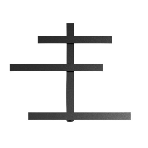 LED Φωτιστικό Τοίχου Αλουμινίου Μαύρο 33,8W RAKE AL - GEA LUCE