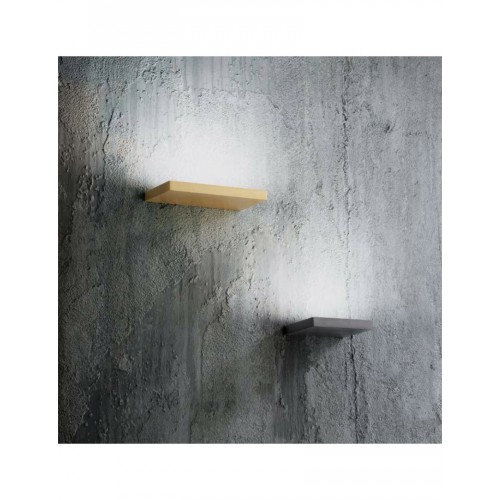 LED Φωτιστικό Τοίχου Μεταλλικό Ορειχάλκινο 28cm 25W YOANA - GEA LUCE