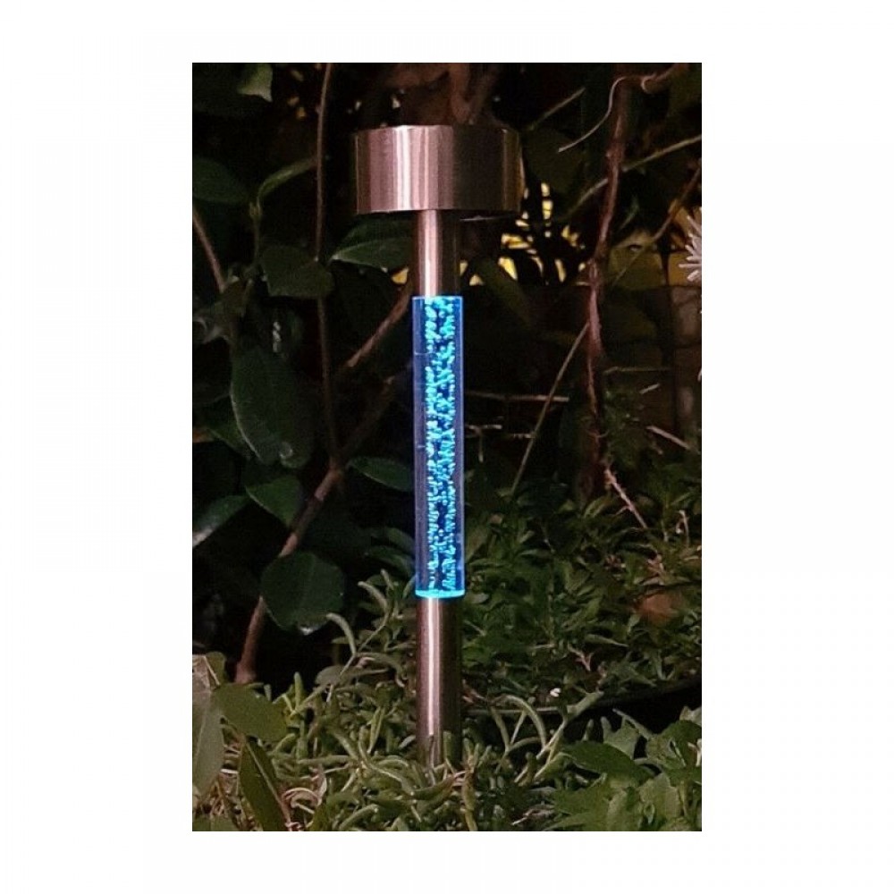 XANLITE ΗΛΙΑΚΟ ΚΑΡΦΩΤΟ LED RGB IP44 ΑΛΟΥΜΙΝΙΟ Κ ΠΛΑΣΤΙΚΟ ΑΥΤΟΝΟΜΙΑ 8H Φ55x330ΜM