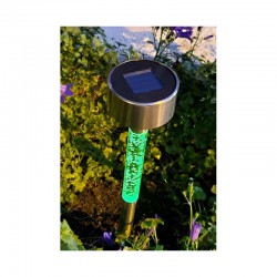 XANLITE ΗΛΙΑΚΟ ΚΑΡΦΩΤΟ LED RGB IP44 ΑΛΟΥΜΙΝΙΟ Κ ΠΛΑΣΤΙΚΟ ΑΥΤΟΝΟΜΙΑ 8H Φ55x330ΜM