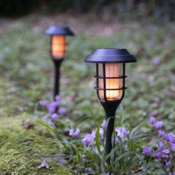 XANLITE ΗΛΙΑΚΟ ΚΑΡΦΩΤΟ LED ΕΦΕ ΦΛΟΓΑΣ 1800Κ IP44 ΠΛΑΣΤΙΚΟ ΑΥΤΟΝΟΜΙΑ 8H Φ118x427ΜM