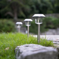 XANLITE ΗΛΙΑΚΟ ΚΑΡΦΩΤΟ LED RGB Κ ΛΕΥΚΟ IP44 ΠΛΑΣΤΙΚΟ ΑΥΤΟΝΟΜΙΑ 8H Φ125x390ΜM ΣΥΣΚ 6 TEM