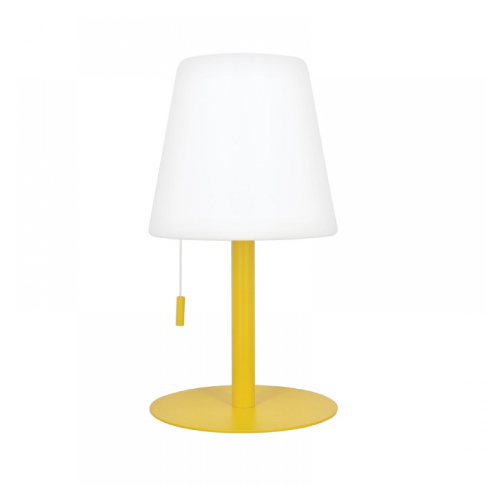 LED Επιτραπέζιο Φωτιστικό Επαναφορτιζόμενο Κώνος Μουσταρδί CCT IP44 XANLITE